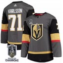 Vegas Golden Knights #71 William Karlsson Gray 2023 Stanley Cup Champions Stitched Jersey