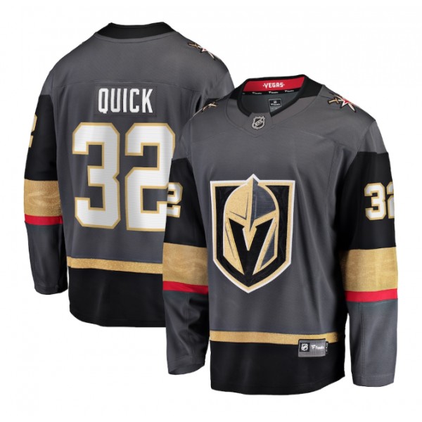 Vegas Golden Knights #32 Jonathan Quick Gray Stitched Jersey