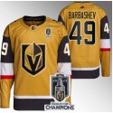 Vegas Golden Knights #49 Ivan Barbashev Gold 2023 Stanley Cup Champions Stitched Jersey