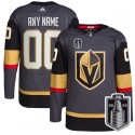 Vegas Golden Knights Custom Gray 2023 Stanley Cup Final Stitched Jersey