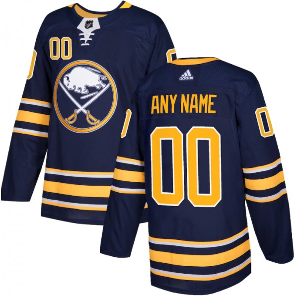 Buffalo Sabres Custom Navy Stitched Jersey