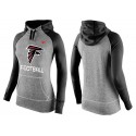 Women's Nike Atlanta Falcons Performance Hoodie Grey   Black_1