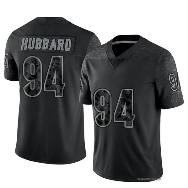 Cincinnati Bengals #94 Sam Hubbard Reflective Limited Stitched Jersey