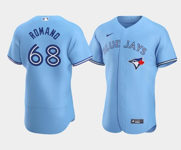 Toronto Blue Jays #68 Jordan Romano Blue Flex Base Stitched Jersey