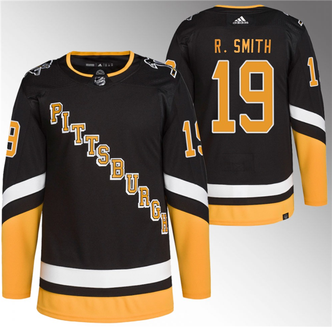 Pittsburgh Penguins #19 Reilly Smith Black Stitched Jersey