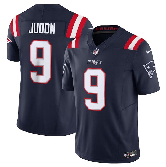 New England Patriots #9 Matthew Judon Navy 2023 F.U.S.E. Vapor Limited Stitched Jersey