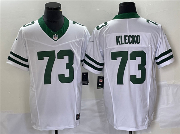 New York Jets #73 Joe Klecko White 2023 F.U.S.E. Vapor Limited Throwback Stitched Jersey