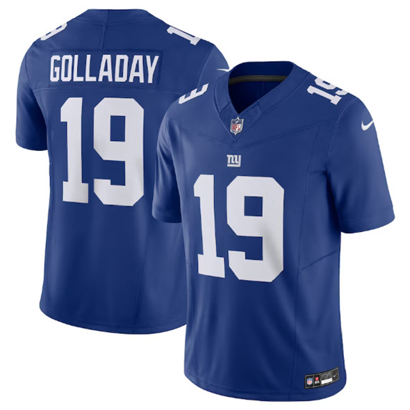 New York Giants #19 Kenny Golladay Blue 2023 F.U.S.E. Vapor Untouchable Limited Stitched Jersey