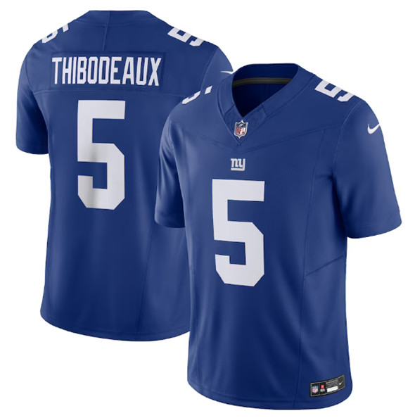 New York Giants #5 Kayvon Thibodeaux Blue 2023 F.U.S.E. Vapor Untouchable Limited Stitched Jersey