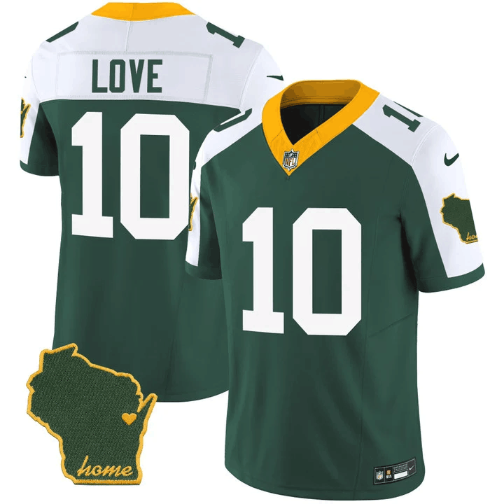 Green Bay Packers #10 Jordan Love Green 2023 F.U.S.E. Vapor Untouchable Limited Stitched Jersey