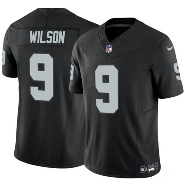 Las Vegas Raiders #9 Tyree Wilson Black 2023 F.U.S.E Vapor Untouchable Stitched Jersey