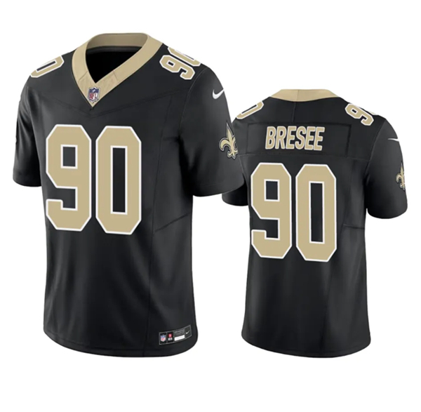New Orleans Saints #90 Bryan Bresee Black 2023 F.U.S.E. Vapor Untouchable Limited Stitched Jersey