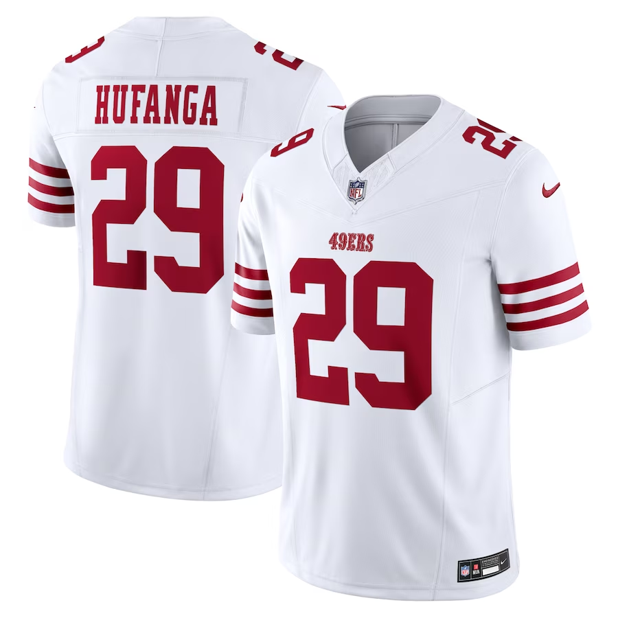 San Francisco 49ers #29 Talanoa Hufanga White 2023 F.U.S.E. Vapor Untouchable Limited Stitched Jersey