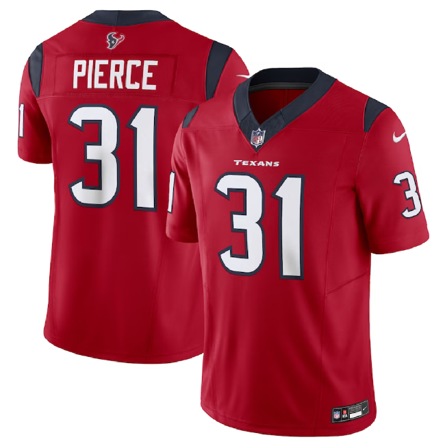 Houston Texans #31 Dameon Pierce Red 2023 F.U.S.E Vapor Untouchable Stitched Jersey