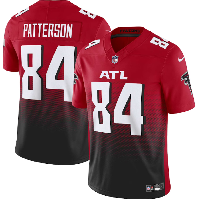 Atlanta Falcons #84 Cordarrelle Patterson Red Black 2023 F.U.S.E. Vapor Untouchable Limited Stitched Jersey