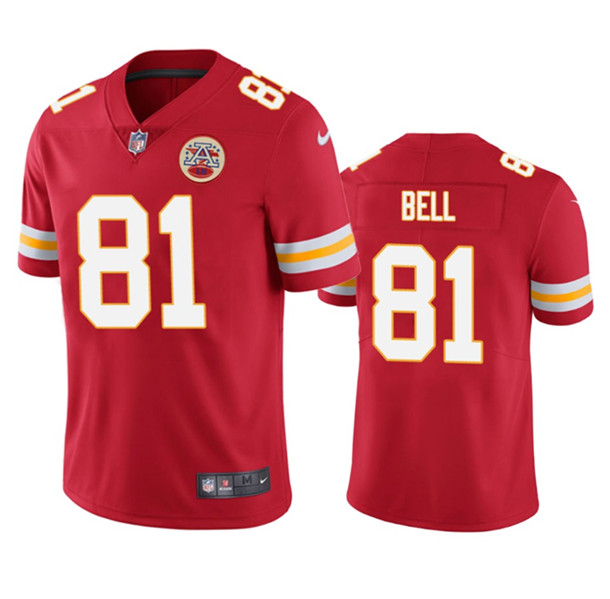 Kansas City Chiefs #81 Blake Bell Red Vapor Untouchable Limited Stitched Jersey