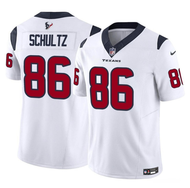 Houston Texans #86 Dalton Schultz White 2023 F.U.S.E Vapor Untouchable Stitched Jersey