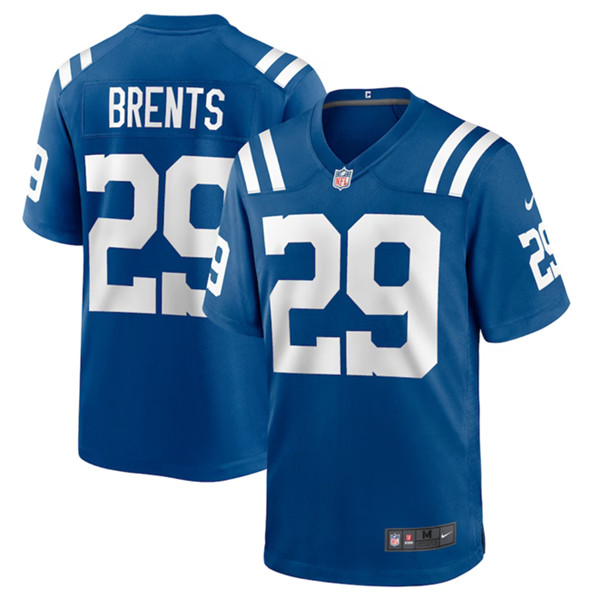 Indianapolis Colts #29 JuJu Brents Blue Stitched Game Jersey