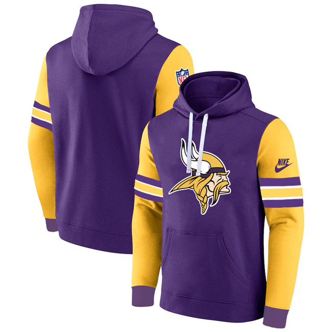 Minnesota Vikings Purple Yellow Pullover Hoodie