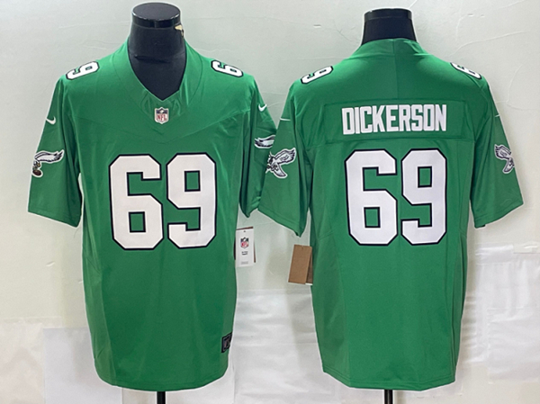 Philadelphia Eagles #69 Landon Dickerson Green 2023 F.U.S.E. Vapor Untouchable Stitched Jersey