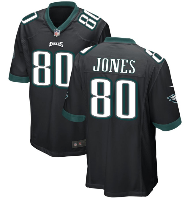 Philadelphia Eagles #80 Julio Jones Black 2023 Stitched Jersey