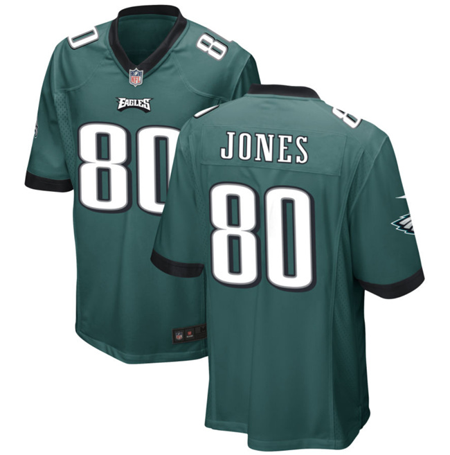 Philadelphia Eagles #80 Julio Jones Green 2023 Stitched Jersey