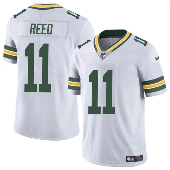 Green Bay Packers #11 Jayden Reed White Vapor Untouchable Stitched Jersey