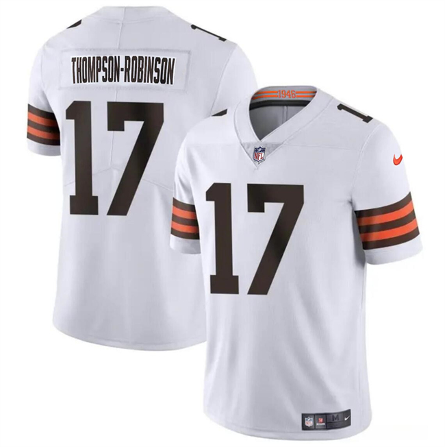 Cleveland Browns #17 Dorian Thompson-Robinson White Vapor Untouchable Limited Stitched Jersey