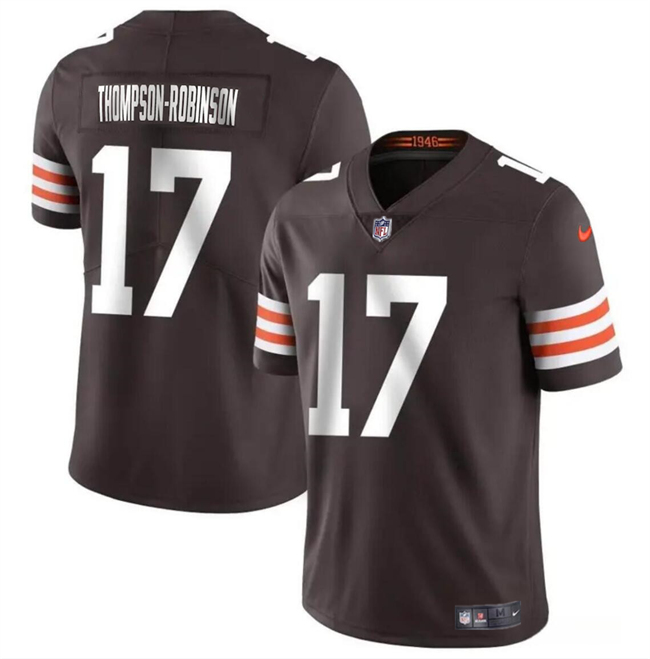 Cleveland Browns #17 Dorian Thompson-Robinson Brown Vapor Untouchable Limited Stitched Jersey