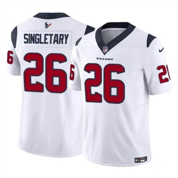 Houston Texans #26 Devin Singletary White 2023 F.U.S.E. Vapor Untouchable Stitched Jersey