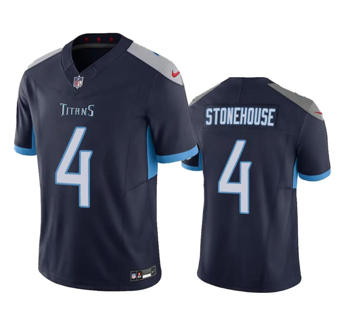 Tennessee Titans #4 Ryan Stonehouse Navy 2023 F.U.S.E. Vapor Limited Stitched Jersey