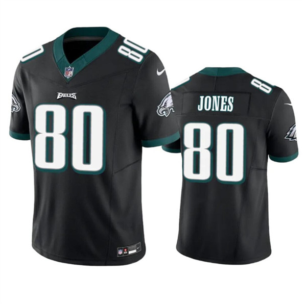 Philadelphia Eagles #80 Julio Jones Black 2023 F.U.S.E. Vapor Untouchable Limited Stitched Jersey