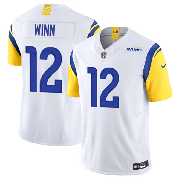 Los Angeles Rams #12 Dresser Winn White 2023 F.U.S.E. Vapor Untouchable Stitched Jersey