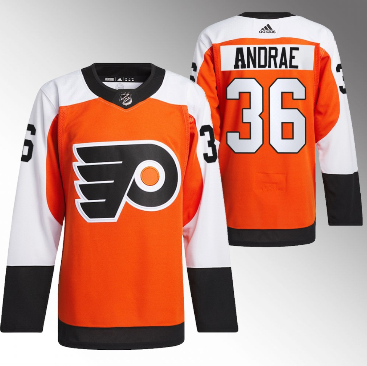 Philadelphia Flyers #36 Emil Andrae 2023-24 Orange Stitched Jersey