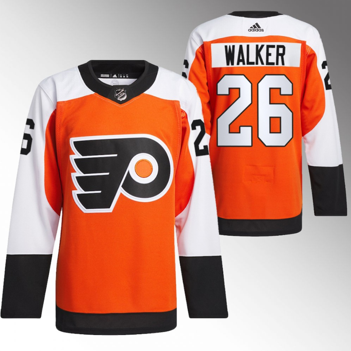 Philadelphia Flyers #26 Sean Walker 2023-24 Orange Stitched Jersey