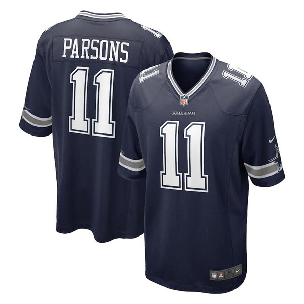 Dallas Cowboys #11 Micah Parsons Navy 2021 First Round Stitched Game Jersey