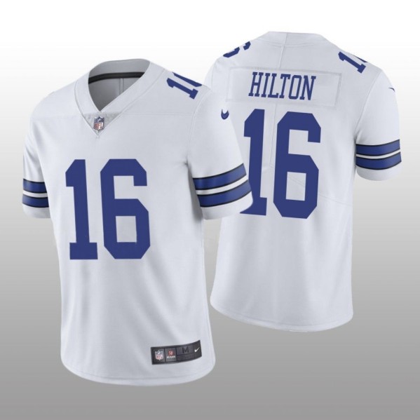 Dallas Cowboys #16 T.Y. Hilton White Vapor Untouchable Stitched Jersey