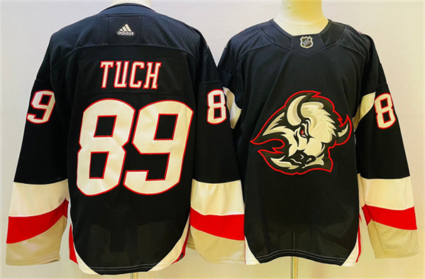 Buffalo Sabres #89 Alex Tuch Black 2022 23 Stitched Jersey