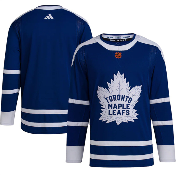 Toronto Maple Leafs Blank Blue 2022 Reverse Retro Stitched Jersey