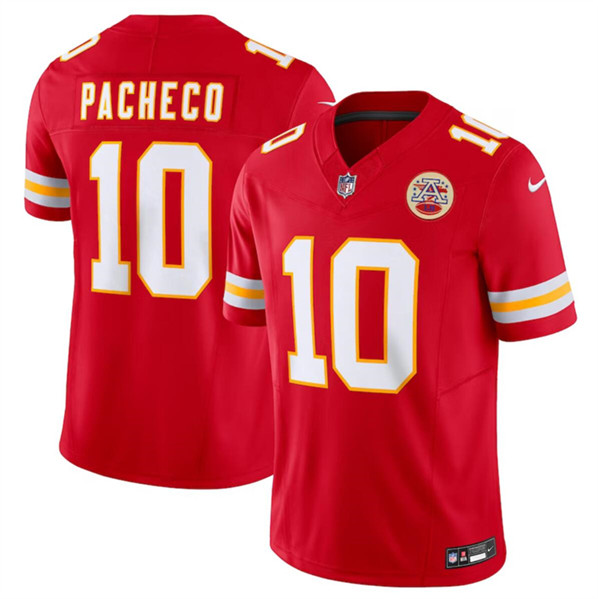 Kansas City Chiefs #10 Isiah Pacheco Red 2023 F.U.S.E. Vapor Untouchable Limited Stitched Jersey