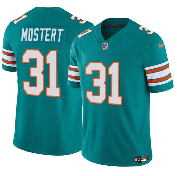 Miami Dolphins #31 Raheem Mostert Aqua 2023 F.U.S.E Alternate Vapor Limited Stitched Jersey