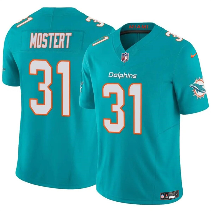 Miami Dolphins #31 Raheem Mostert Aqua 2023 F.U.S.E Vapor Limited Stitched Jersey