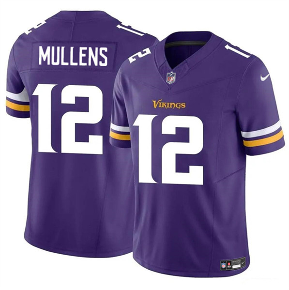 Minnesota Vikings #12 Nick Mullens Purple 2023 F.U.S.E. Vapor Untouchable Limited Stitched Jersey