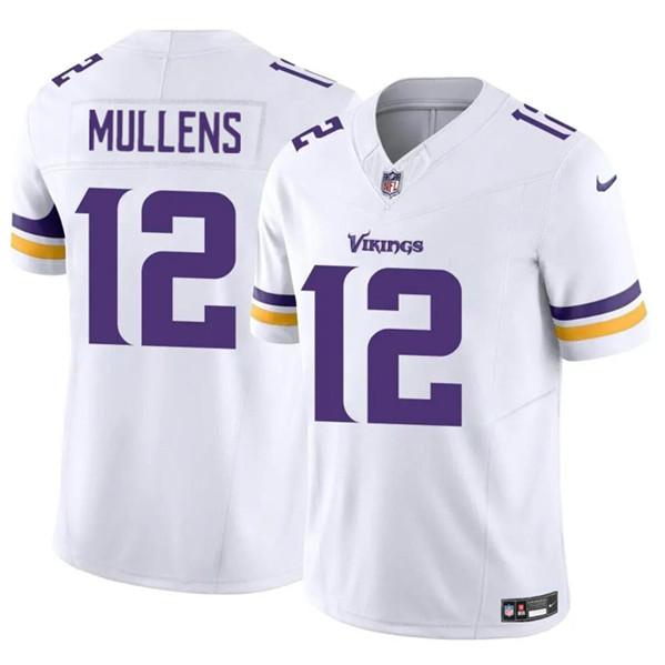 Minnesota Vikings #12 Nick Mullens White 2023 F.U.S.E. Vapor Untouchable Limited Stitched Jersey