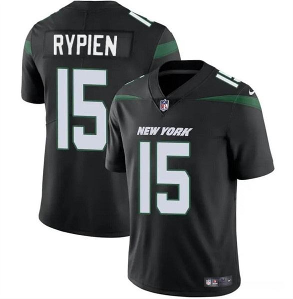 New York Jets #15 Brett Rypien Black Vapor Untouchable Limited Stitched Jersey