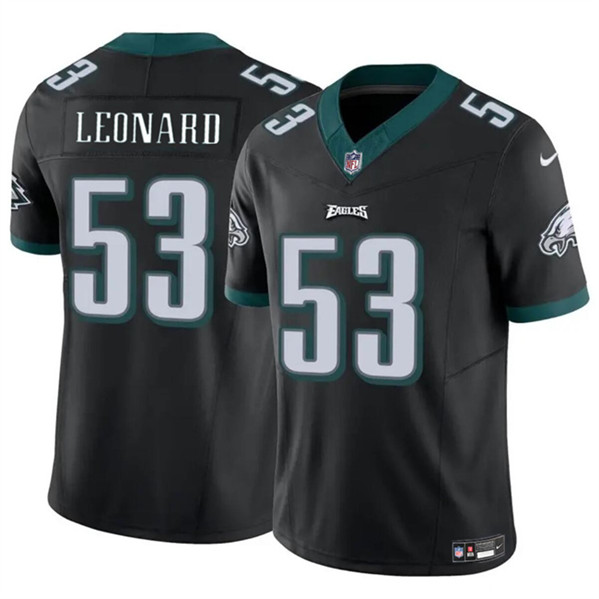 Philadelphia Eagles #53 Shaquille Leonard Black 2023 F.U.S.E. Vapor Untouchable Limited Stitched Jersey