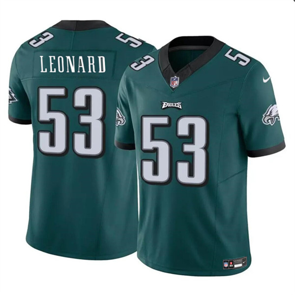 Philadelphia Eagles #53 Shaquille Leonard Green 2023 F.U.S.E. Vapor Untouchable Limited Stitched Jersey