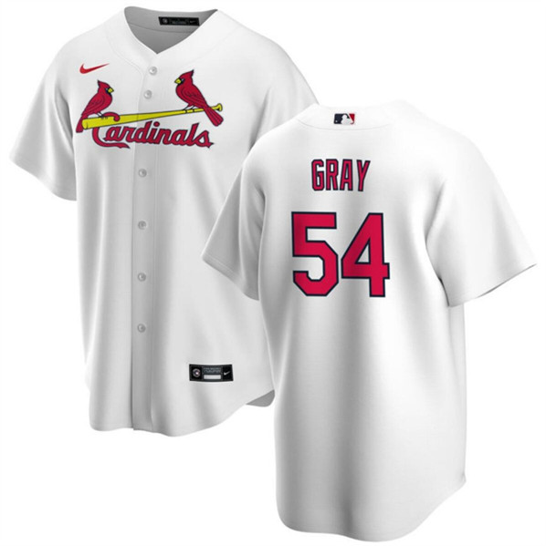 St. Louis Cardinals #54 Sonny Gray White Cool Base Stitched Jersey