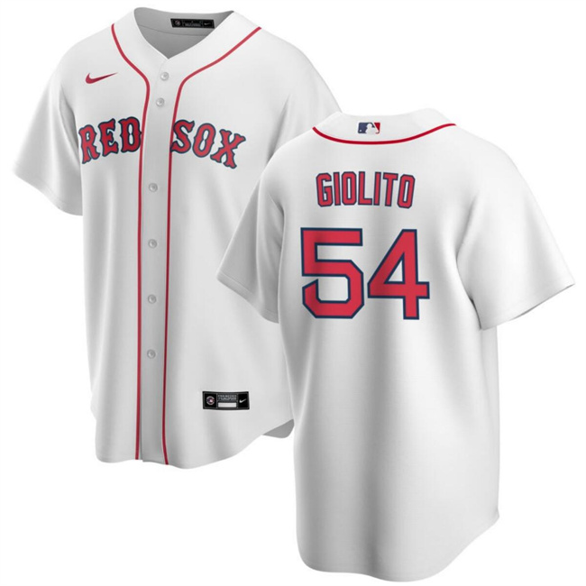 Boston Red Sox #54 Lucas Giolito White Cool Base Stitched Jersey