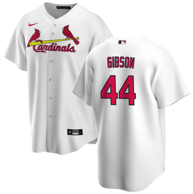 St. Louis Cardinals #44 Kyle Gibson White Cool Base Stitched Jersey